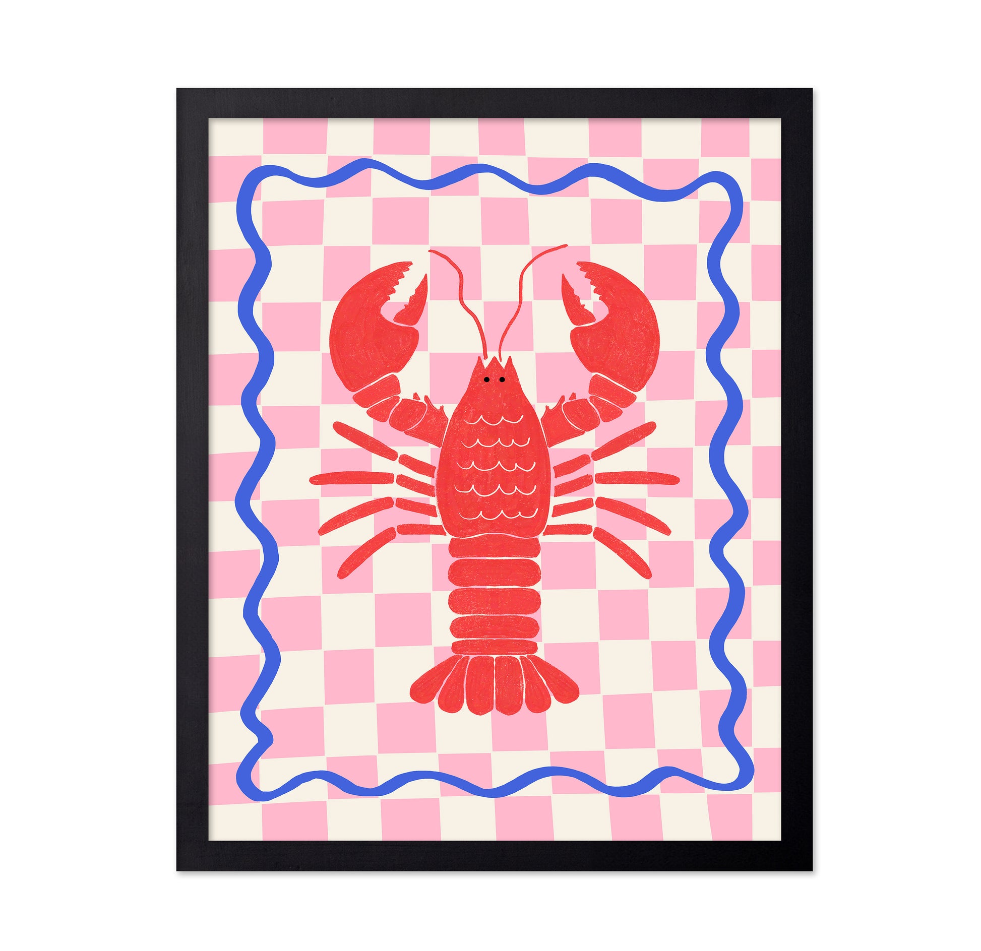 Pink Checkered Lobster