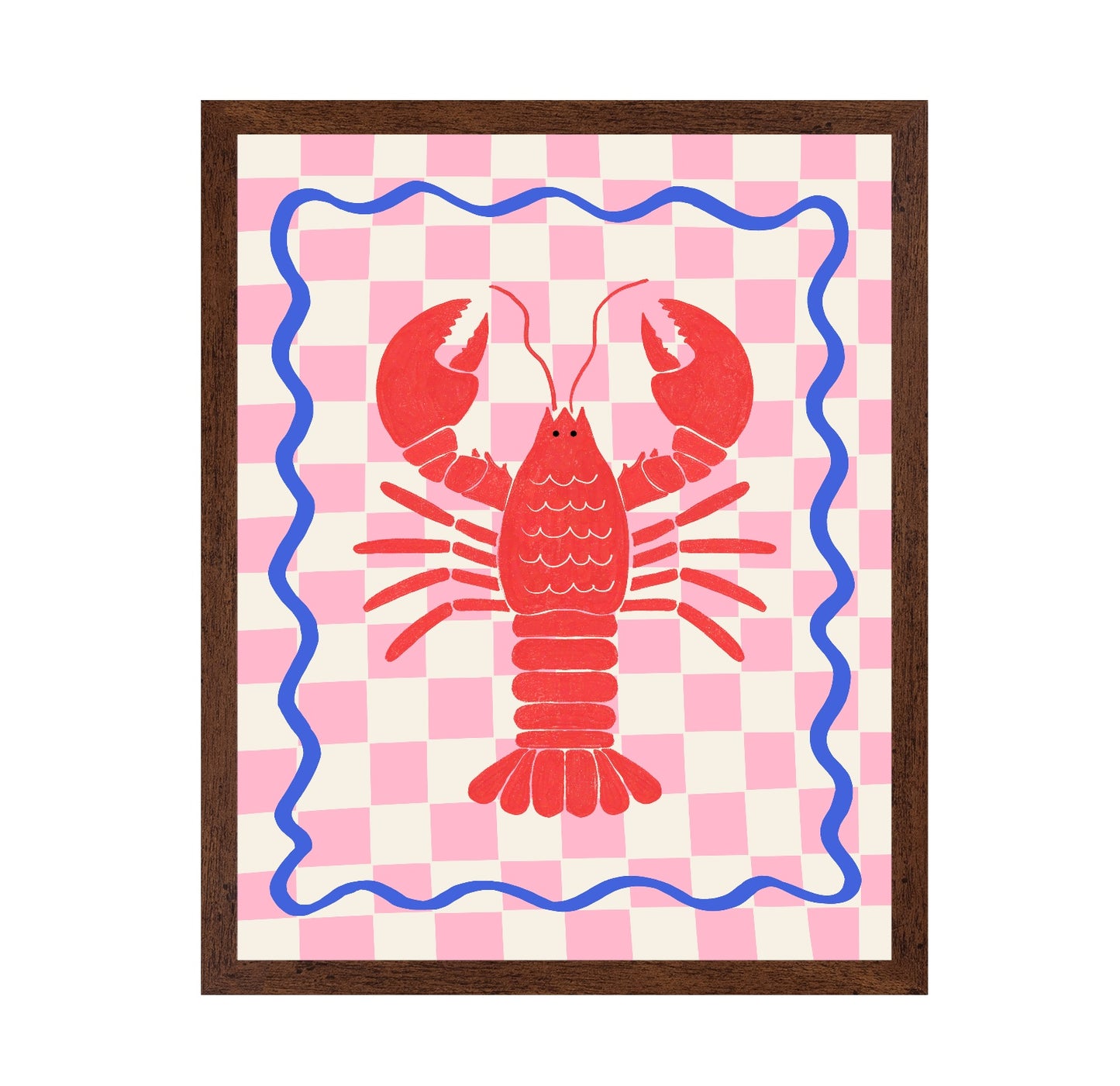 Pink Checkered Lobster