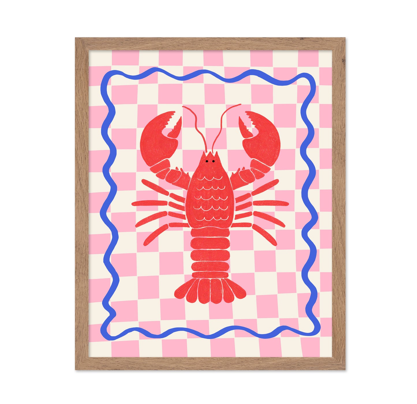 Pink Checkered Lobster