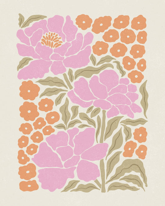 Retro Peonies