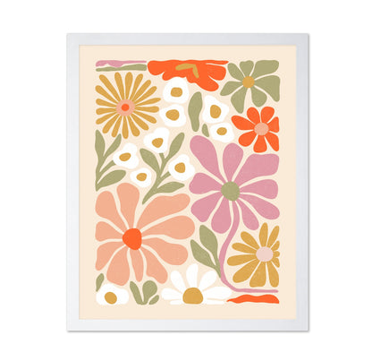 Flower Power Orange Pink