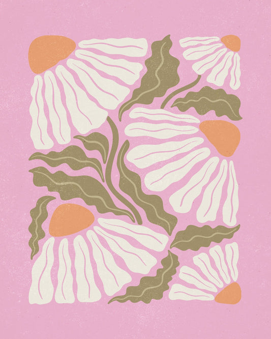 Retro Coneflowers