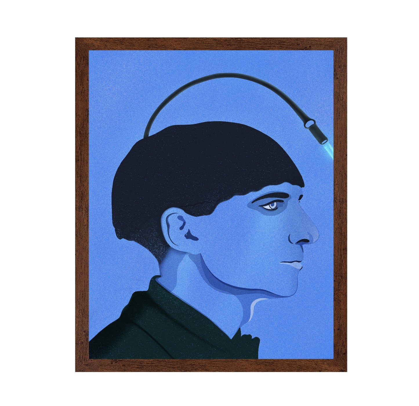 The Man With The Blue Face