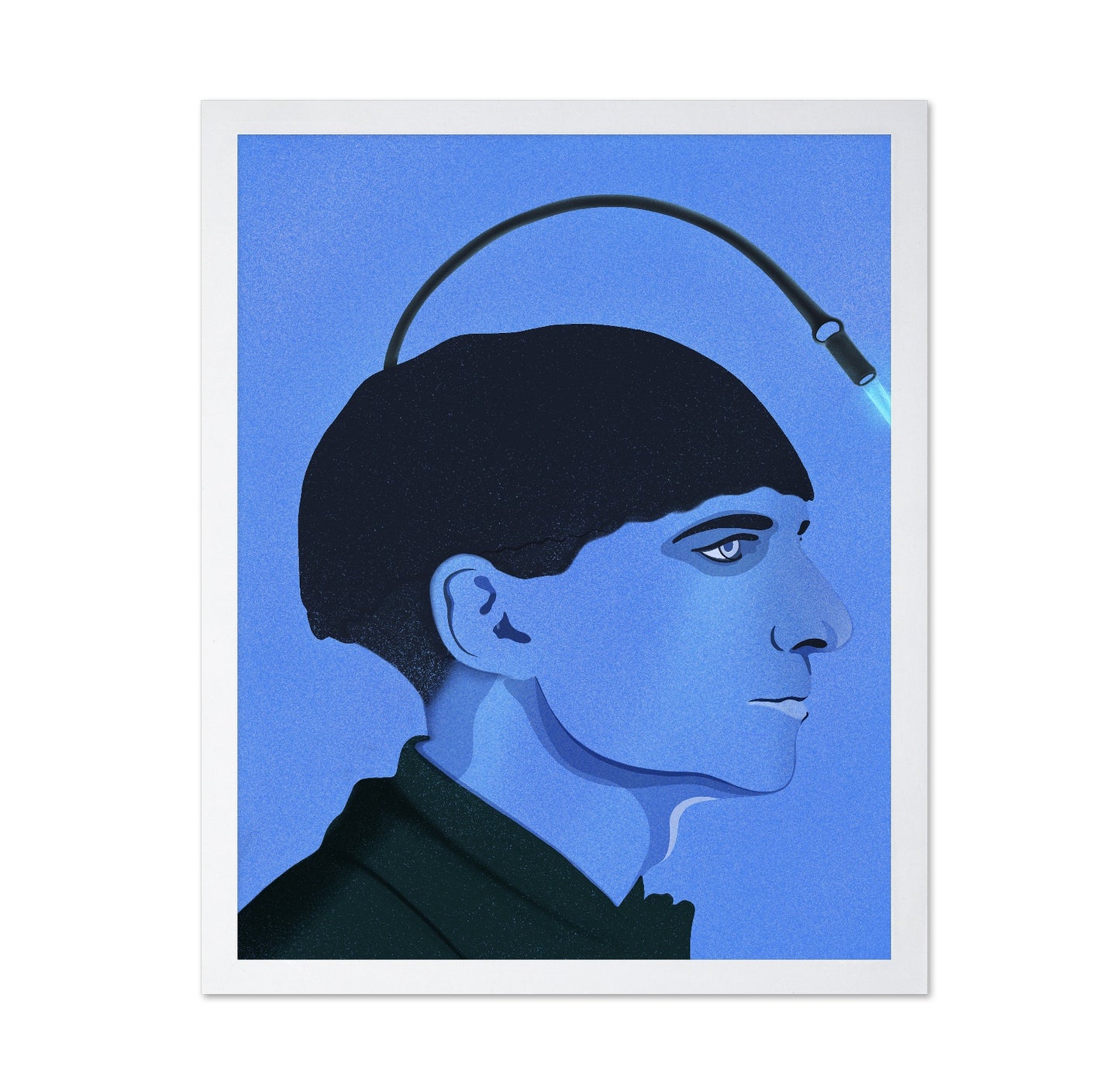 The Man With The Blue Face