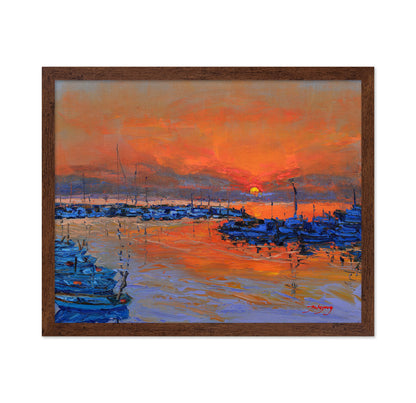 Harbor Sunrise Glow