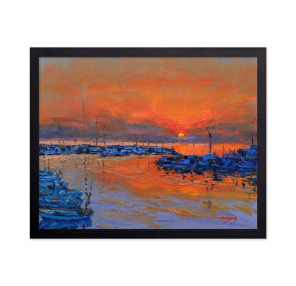Harbor Sunrise Glow