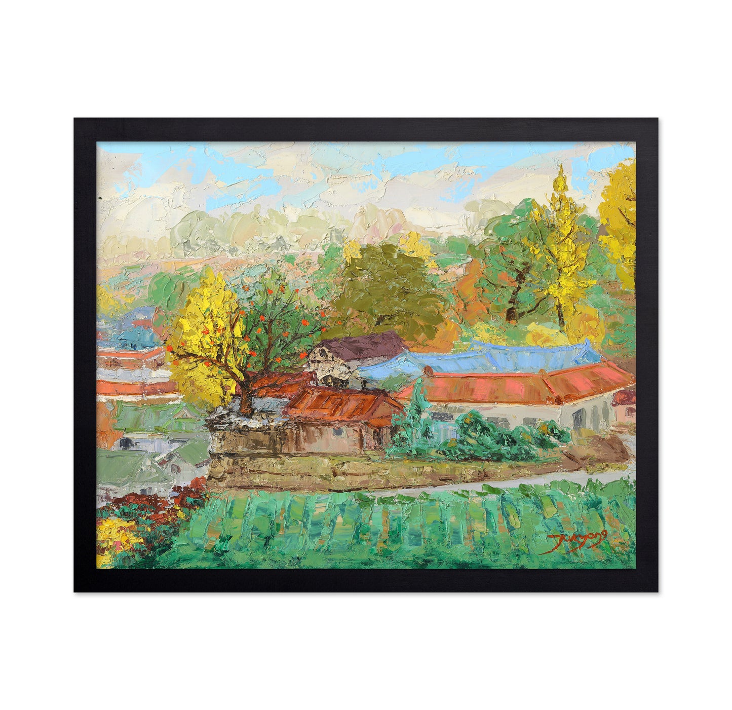 Villtage in Autumn