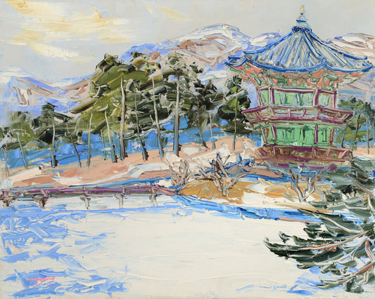 Pagoda in the Snow