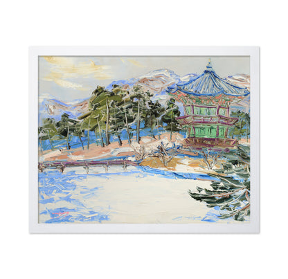 Pagoda in the Snow