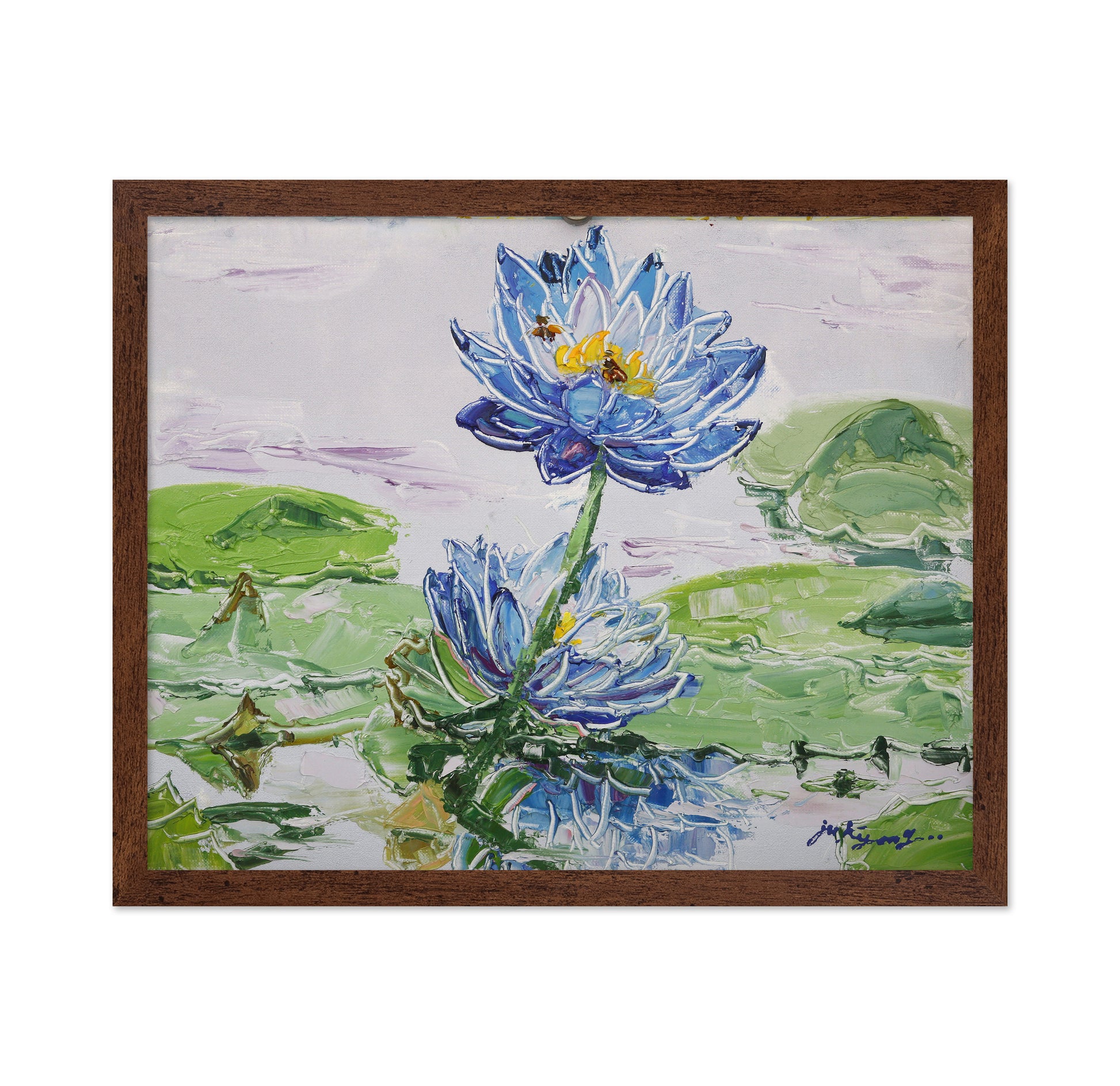 Blue Lotus Flower