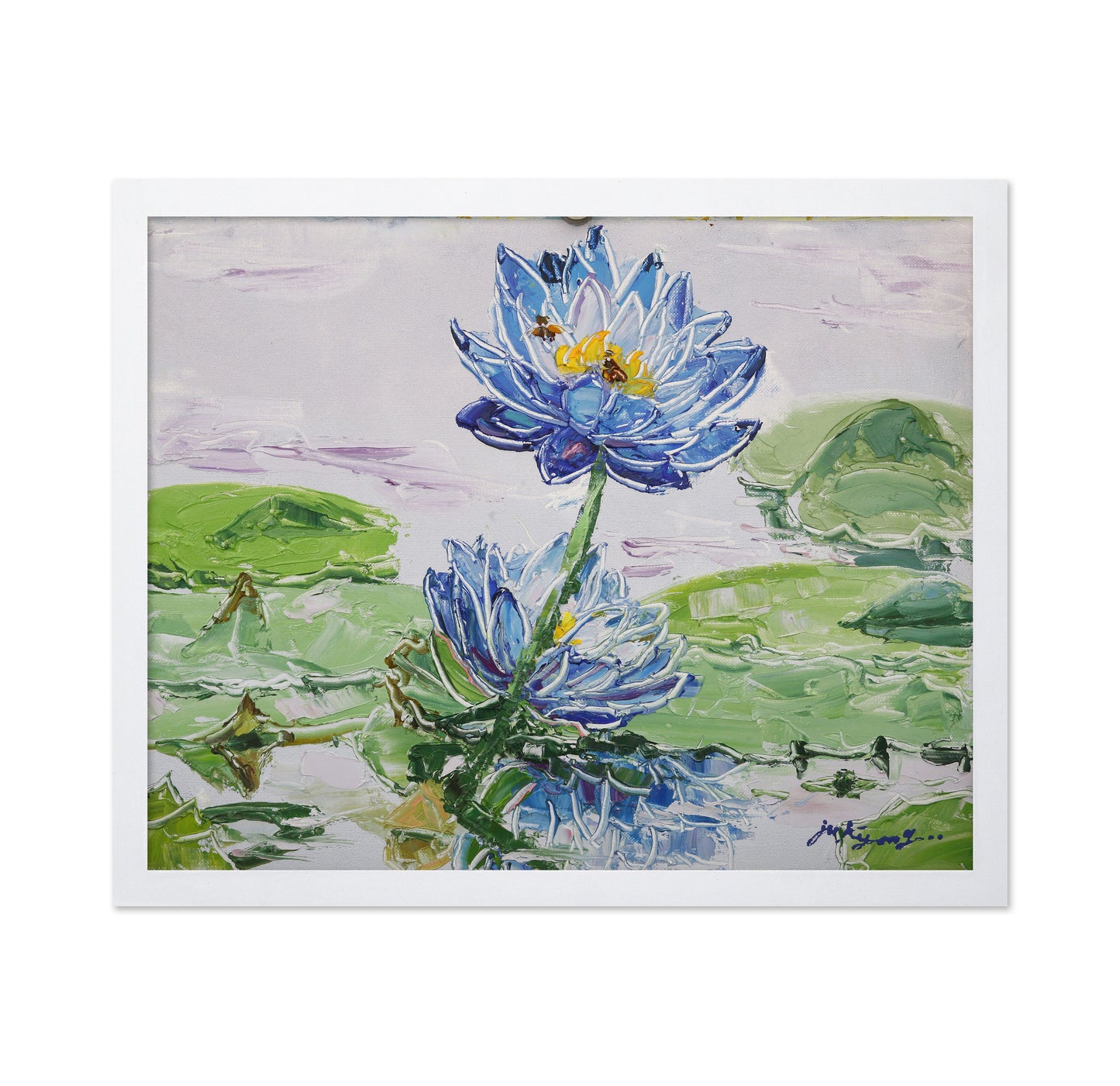 Blue Lotus Flower