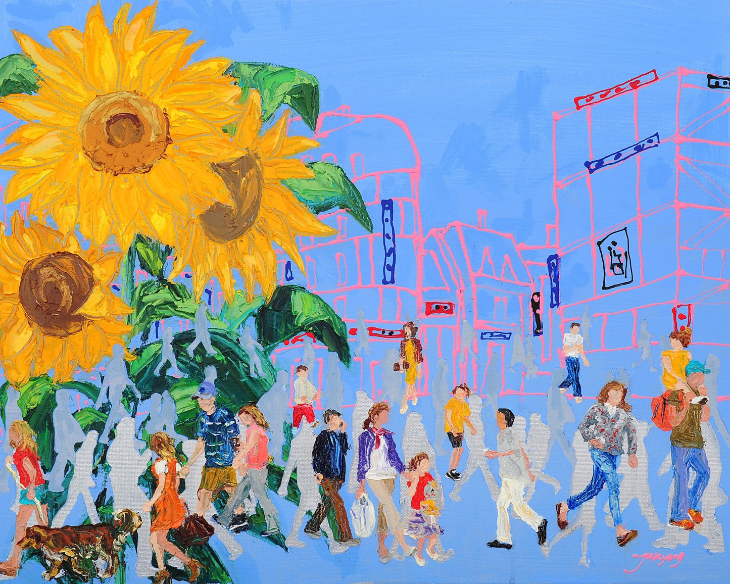 Sunflowers in the City