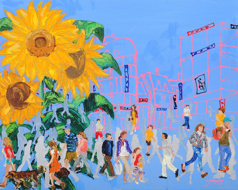 Sunflowers in the City