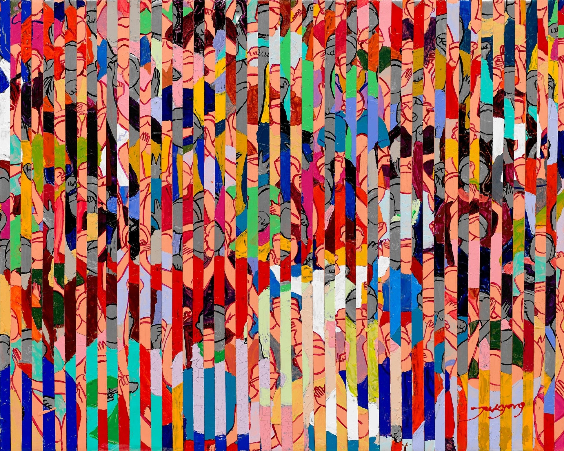 Colorful Crowd