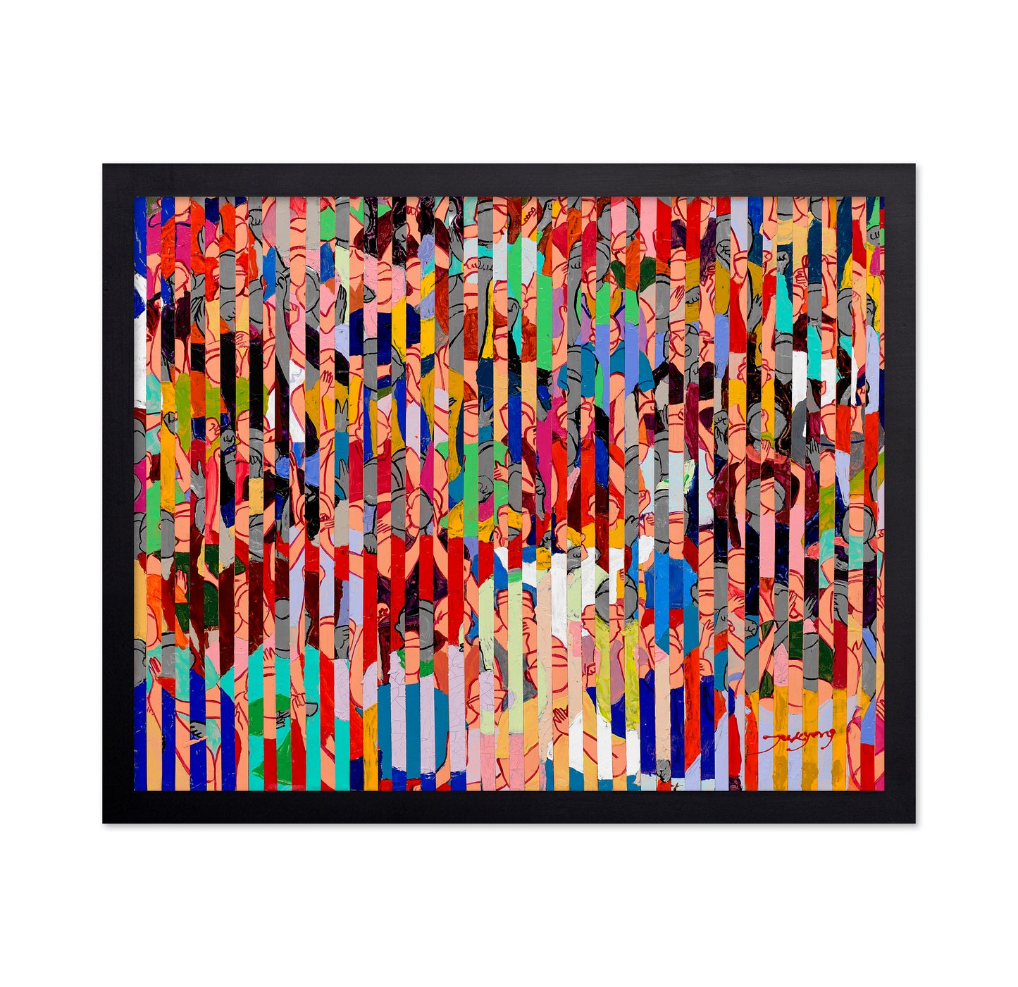 Colorful Crowd