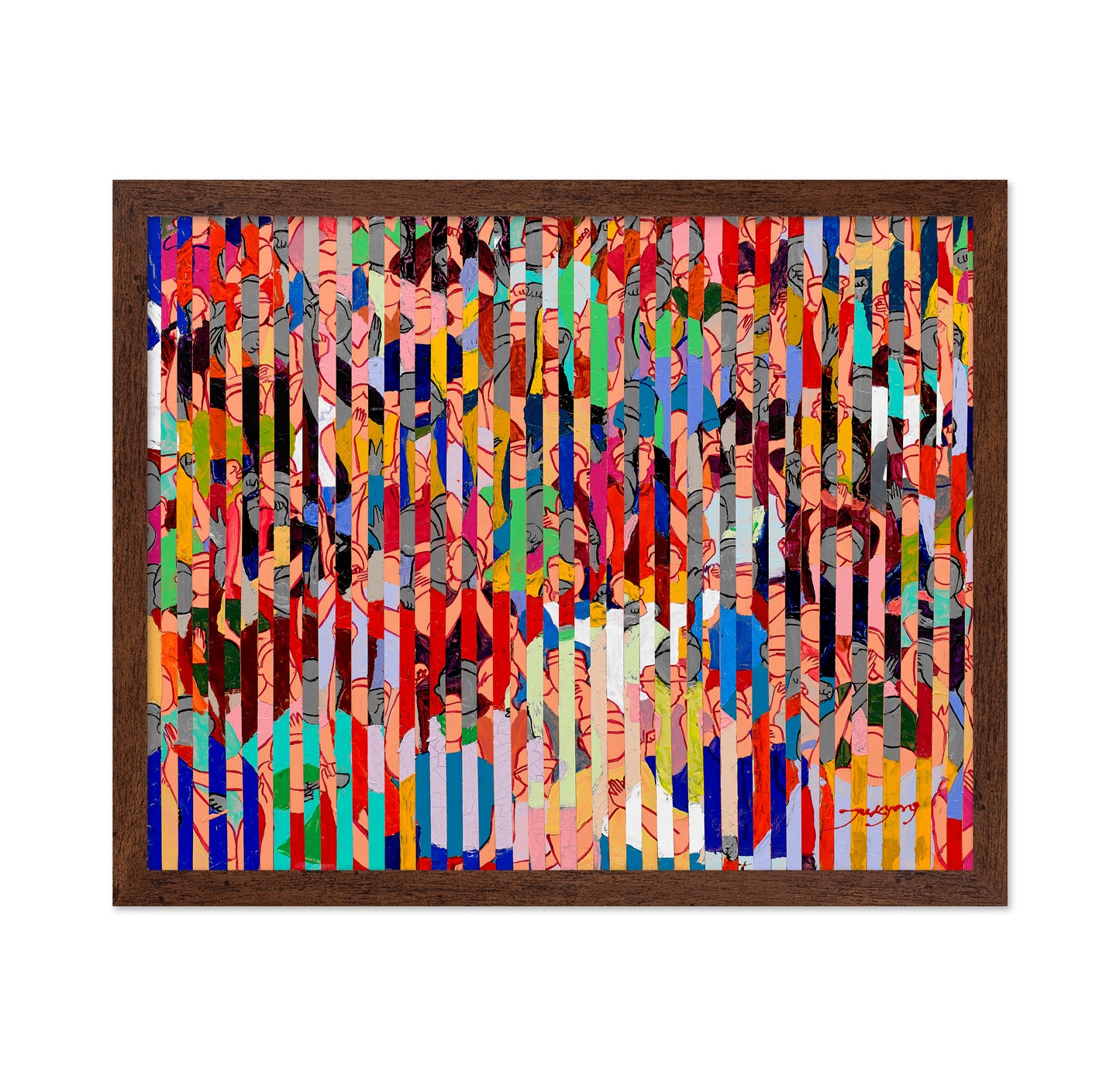 Colorful Crowd