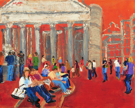 Bustle in Red