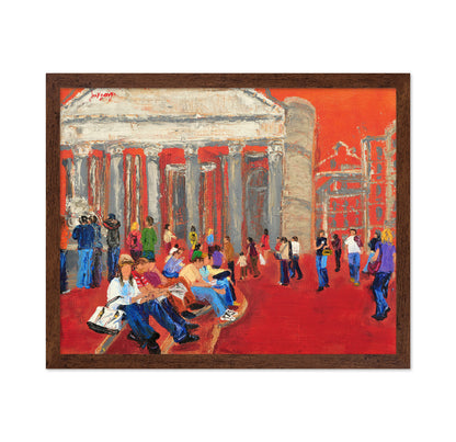 Bustle in Red