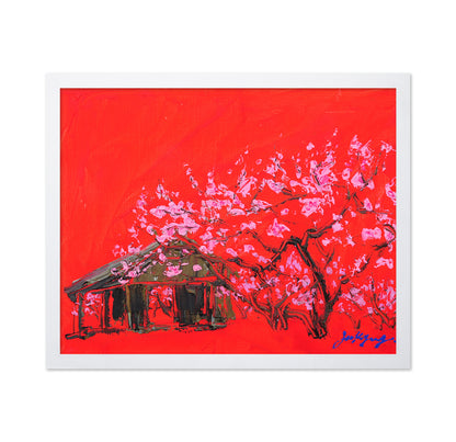 Peach Blossom Oil on Canvas