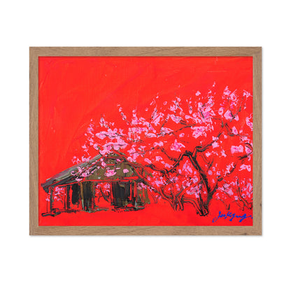 Peach Blossom Oil on Canvas