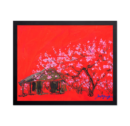Peach Blossom Oil on Canvas