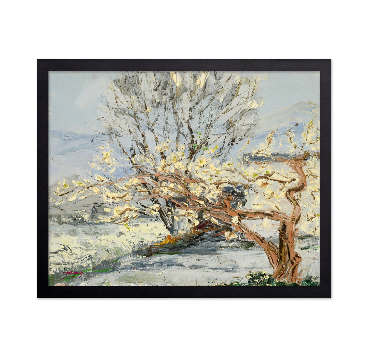 Pear Tree Flower Landscape