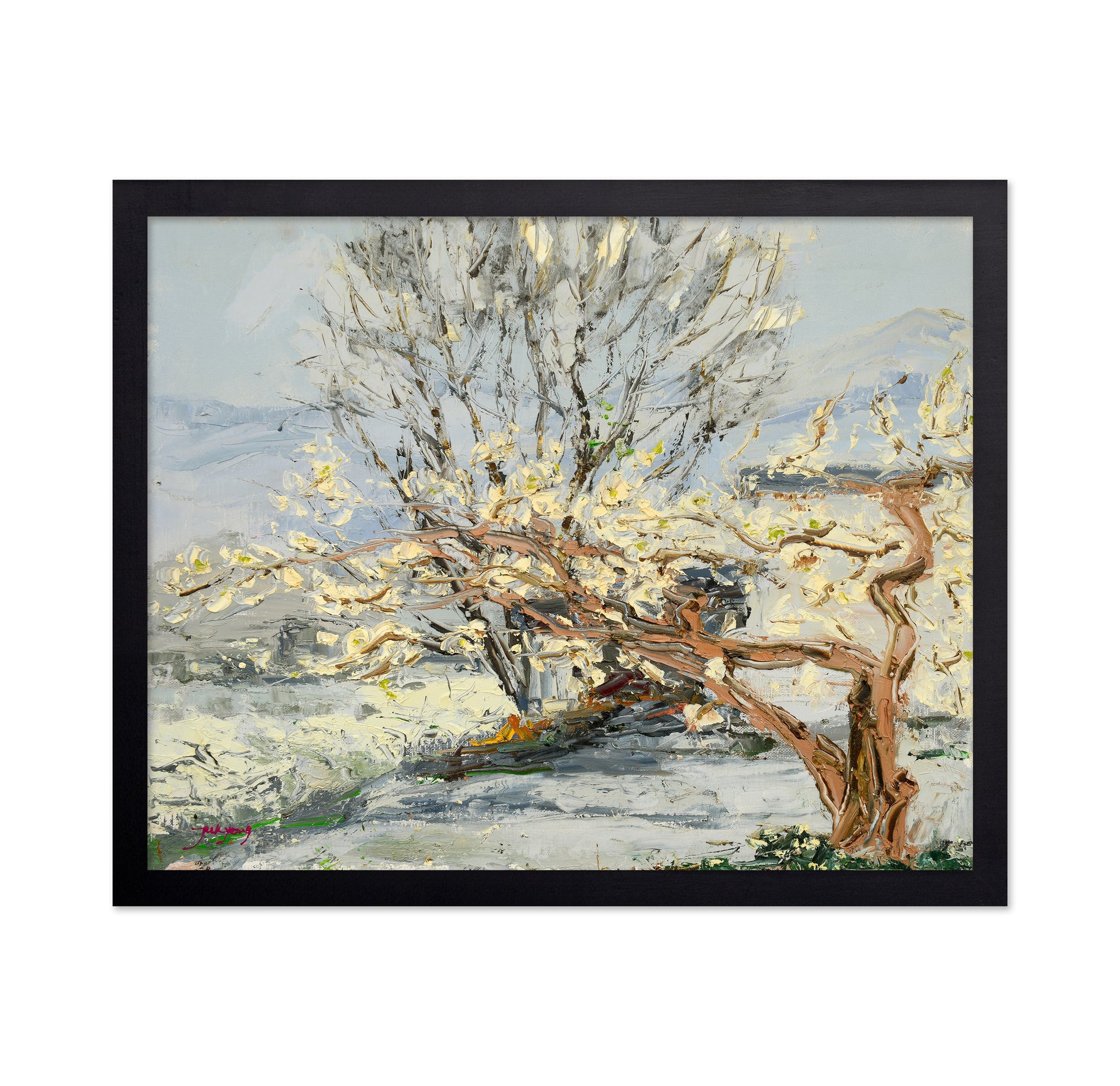 Pear Tree Flower Landscape