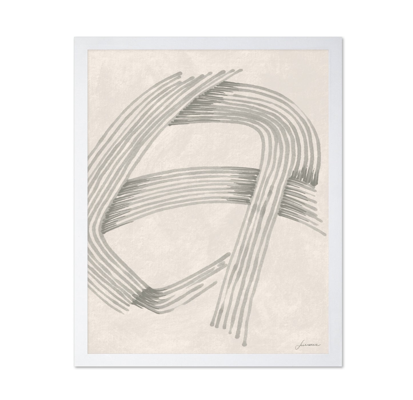 Abstract Grey Intersections No 2