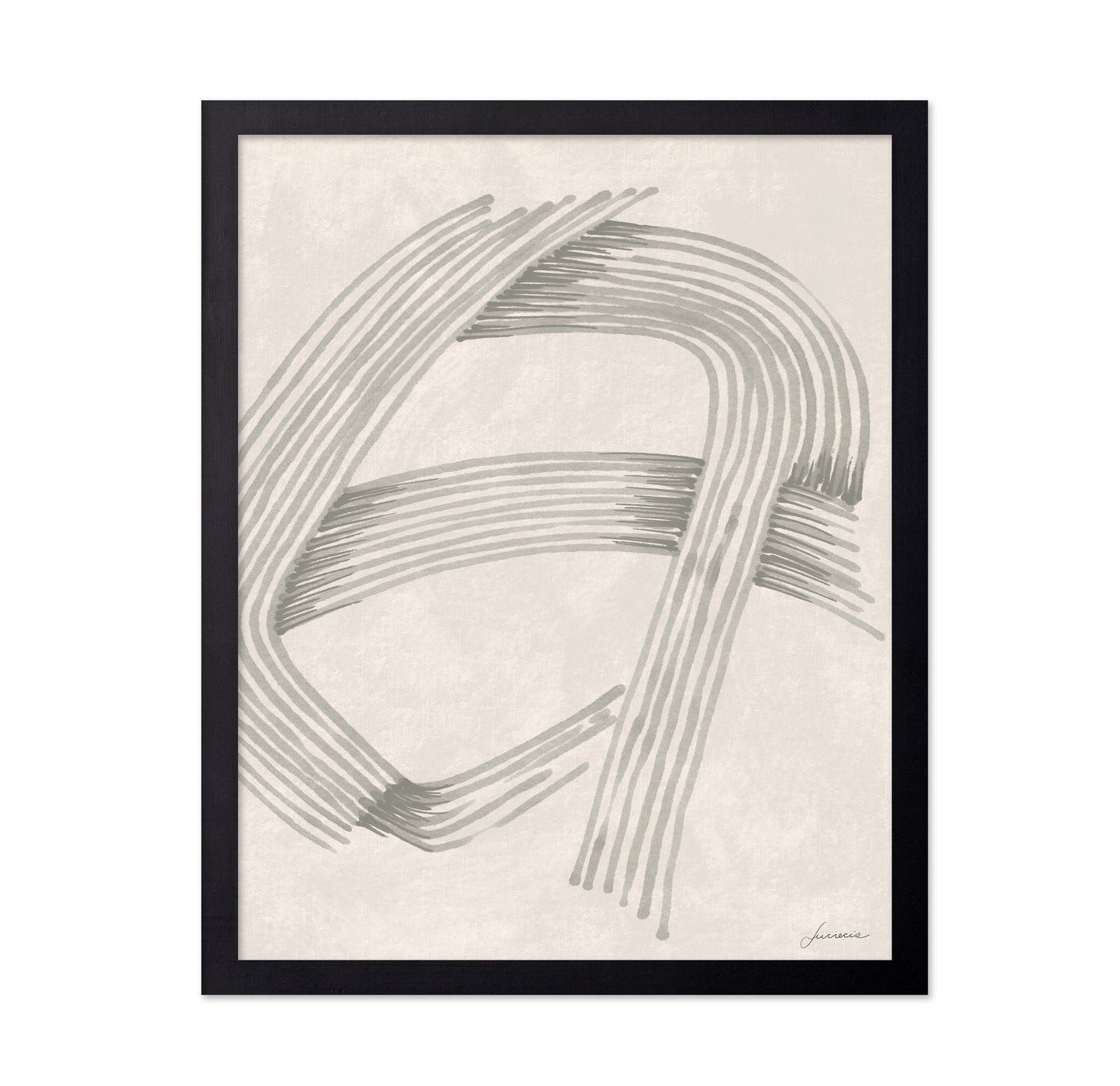Abstract Grey Intersections No 2