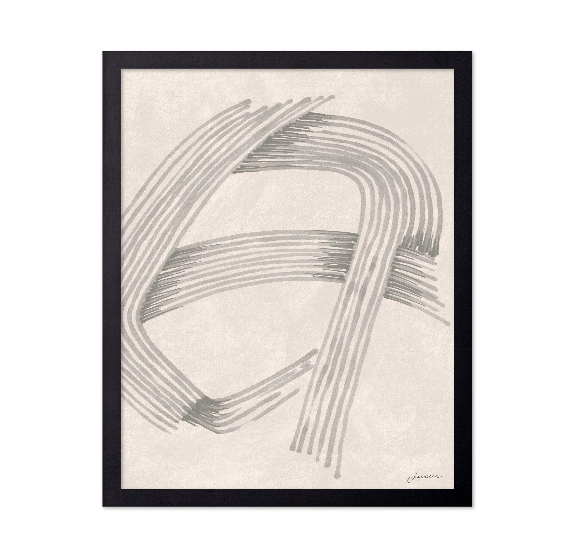 Abstract Grey Intersections No 2