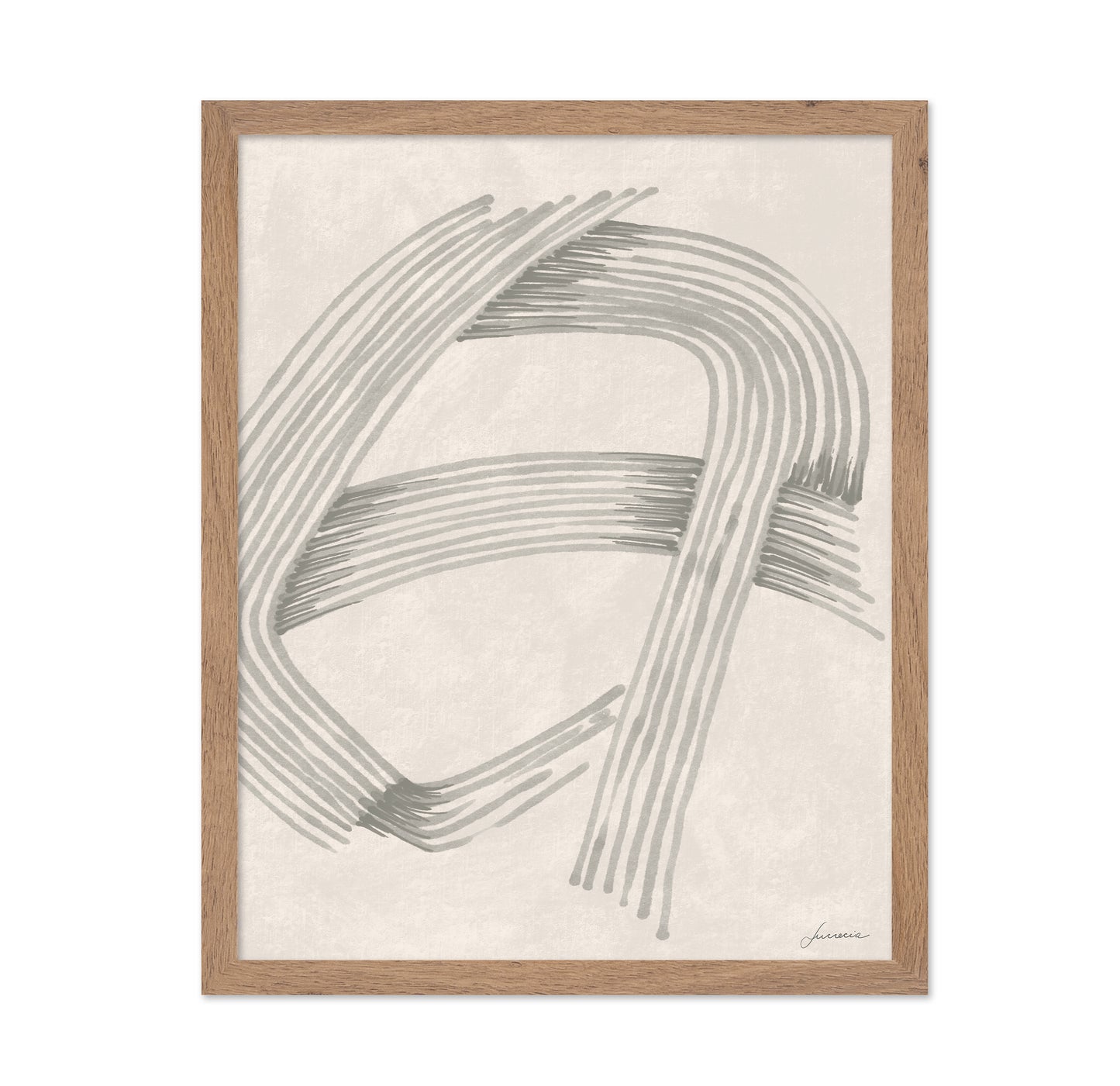 Abstract Grey Intersections No 2