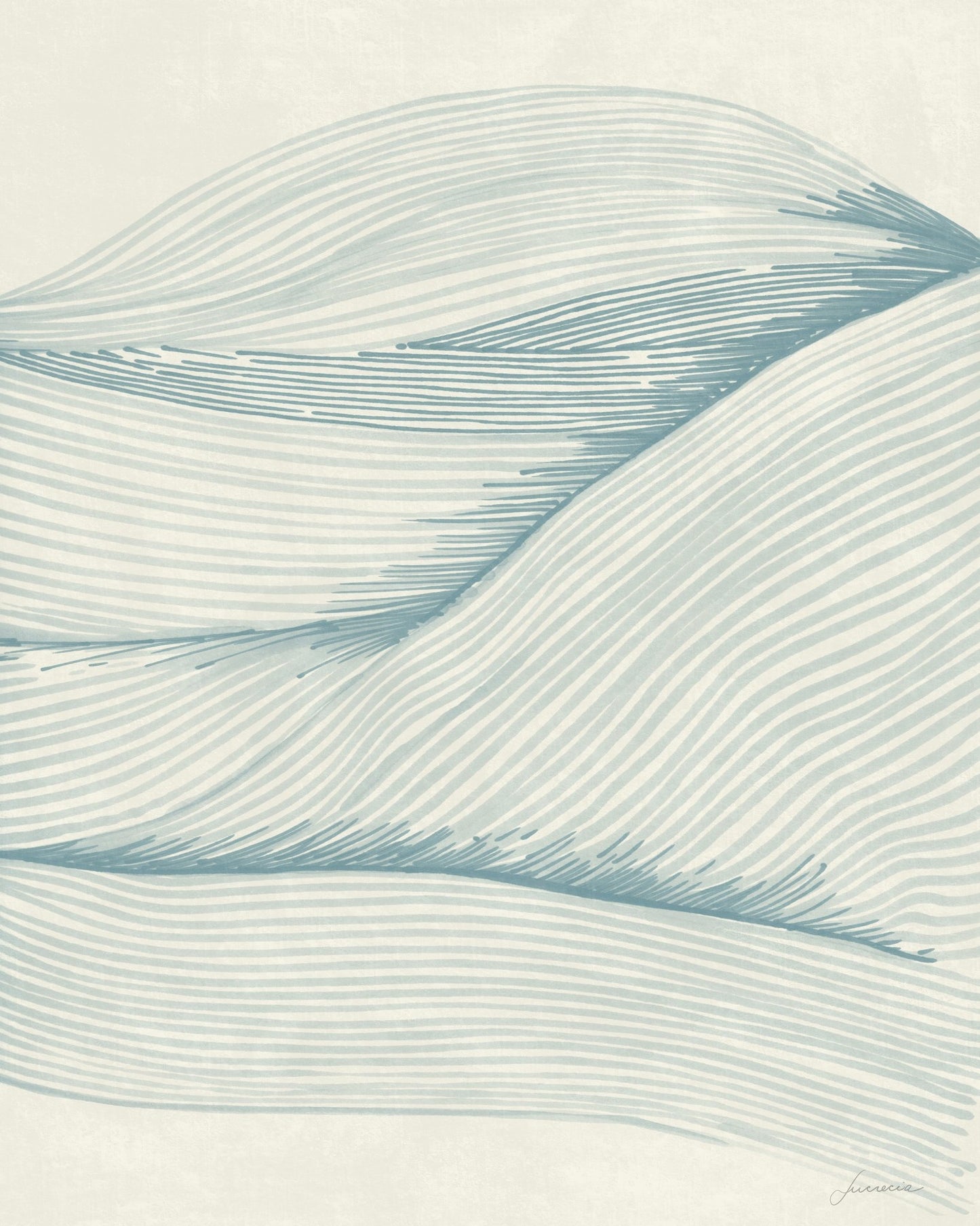 Ocean In Lines No 1