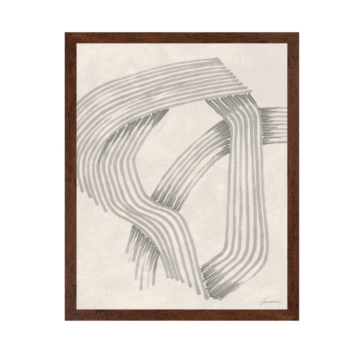 Abstract Grey Intersections No 1