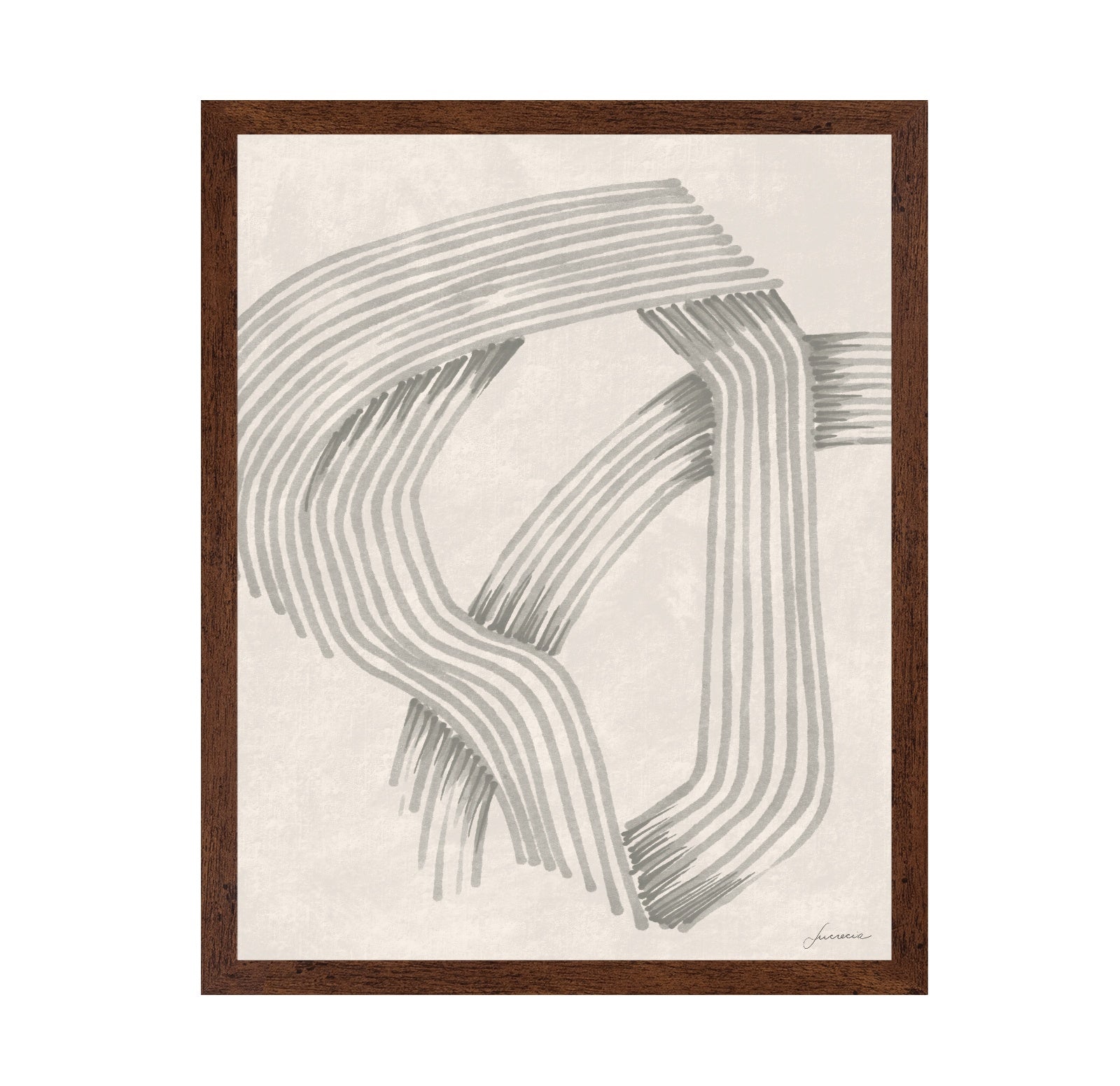 Abstract Grey Intersections No 1