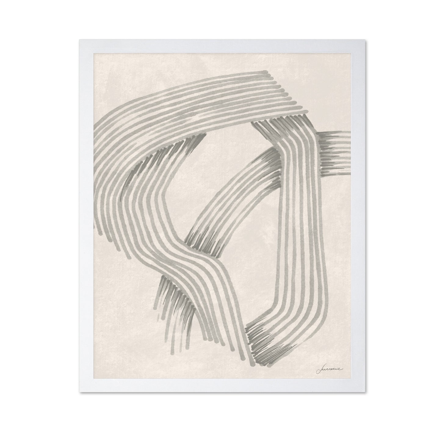 Abstract Grey Intersections No 1