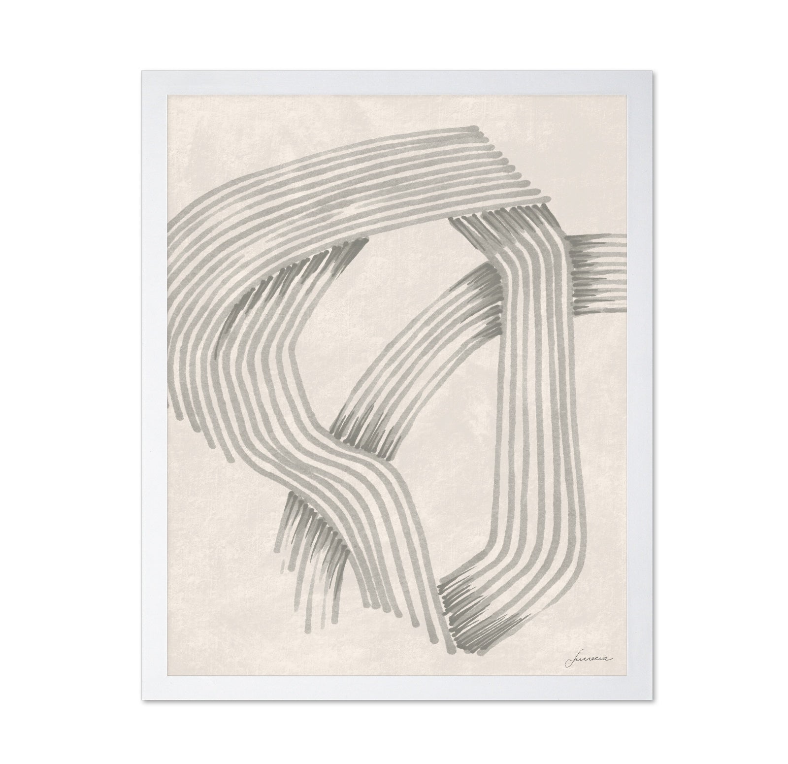 Abstract Grey Intersections No 1