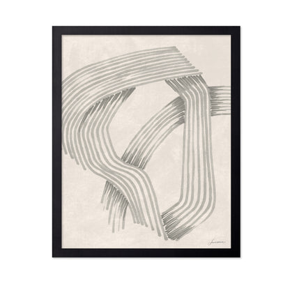 Abstract Grey Intersections No 1