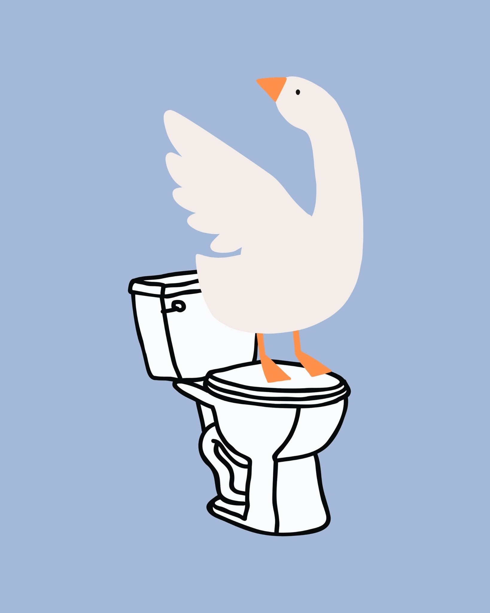 Goose on the Throne