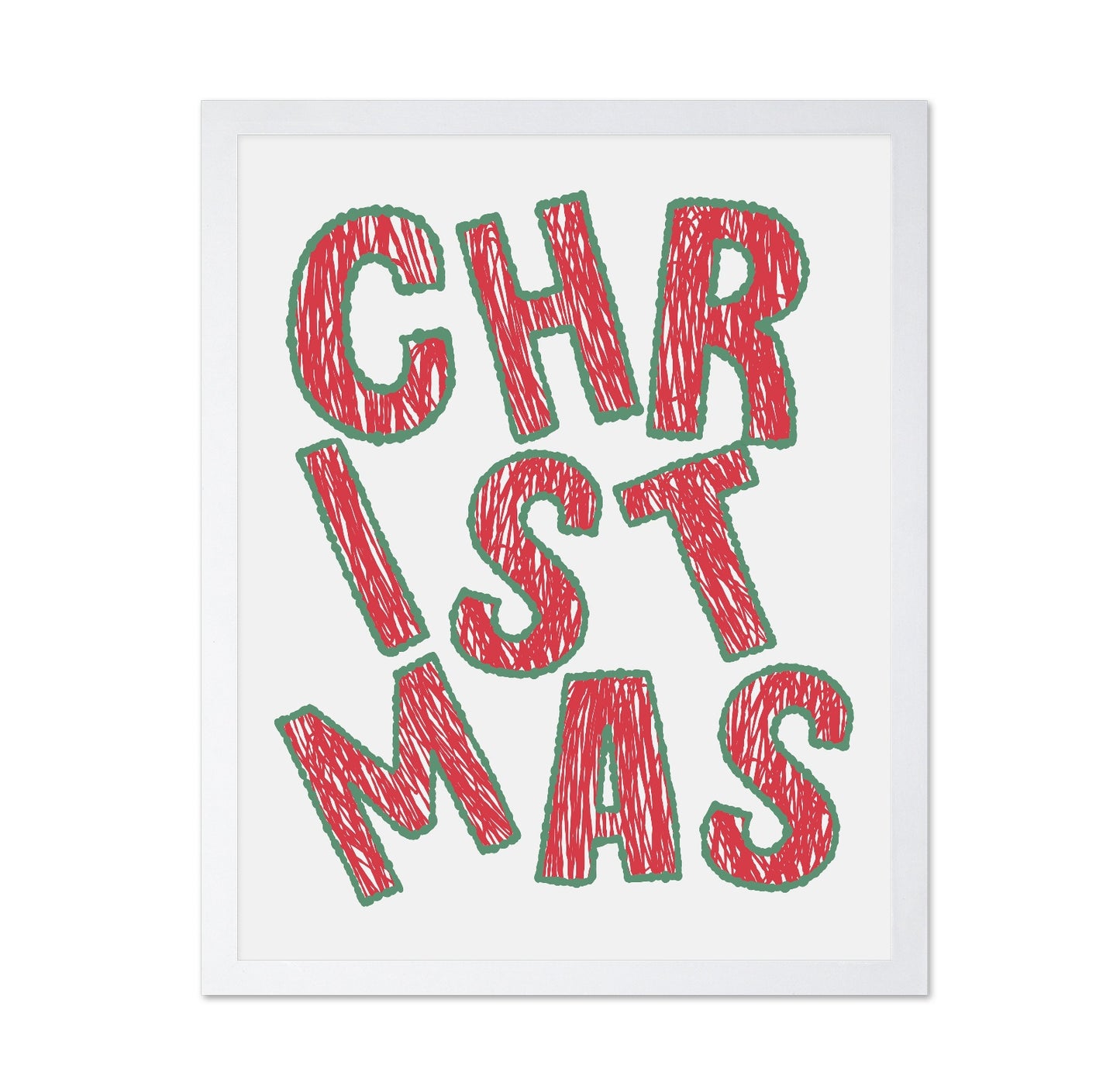 Christmas - Bold Tilted Letter