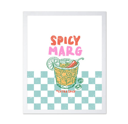 Spicy Marg on Green Checks