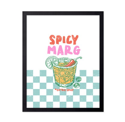 Spicy Marg on Green Checks