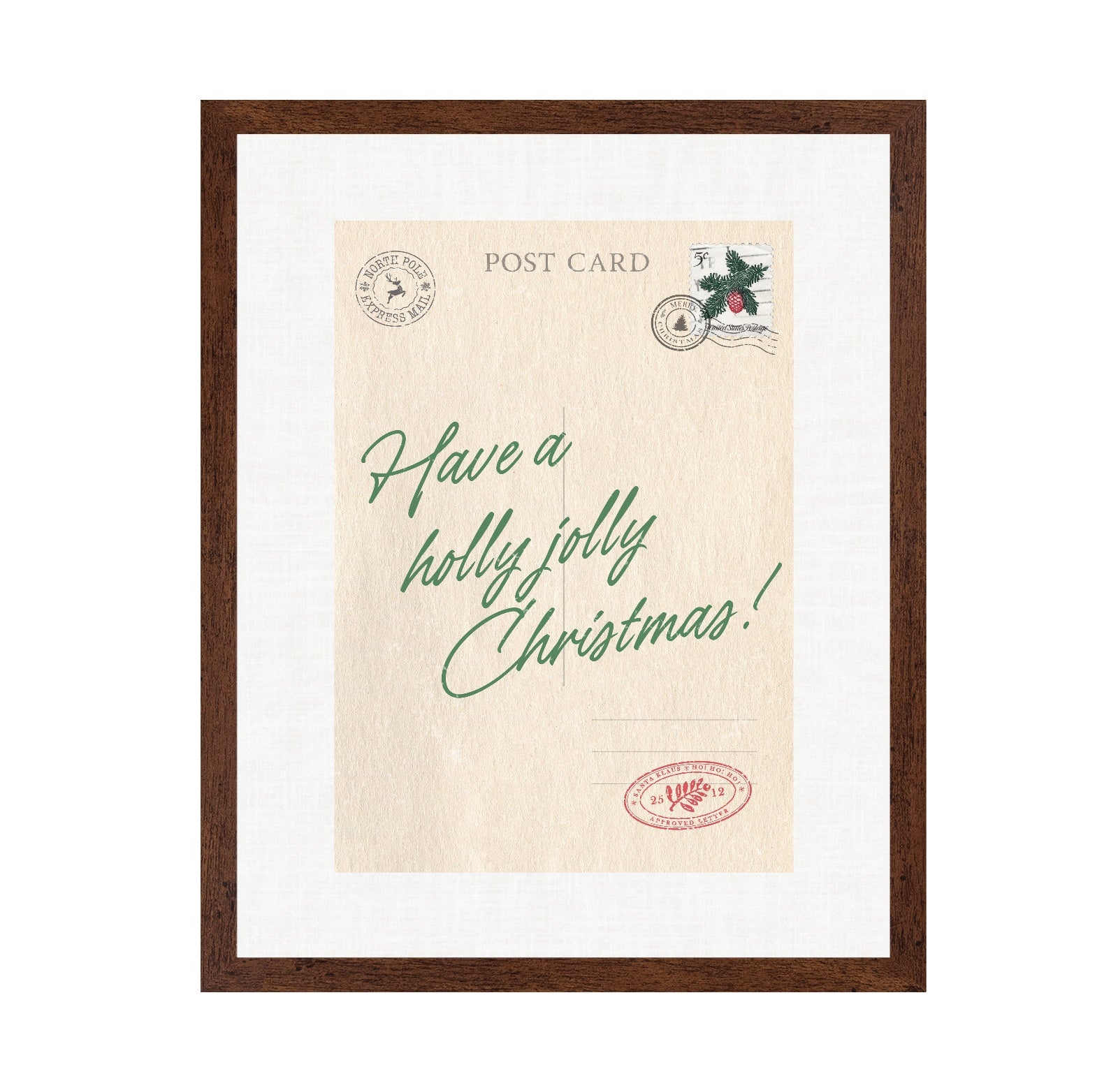 Holly Jolly Christmas Stamp