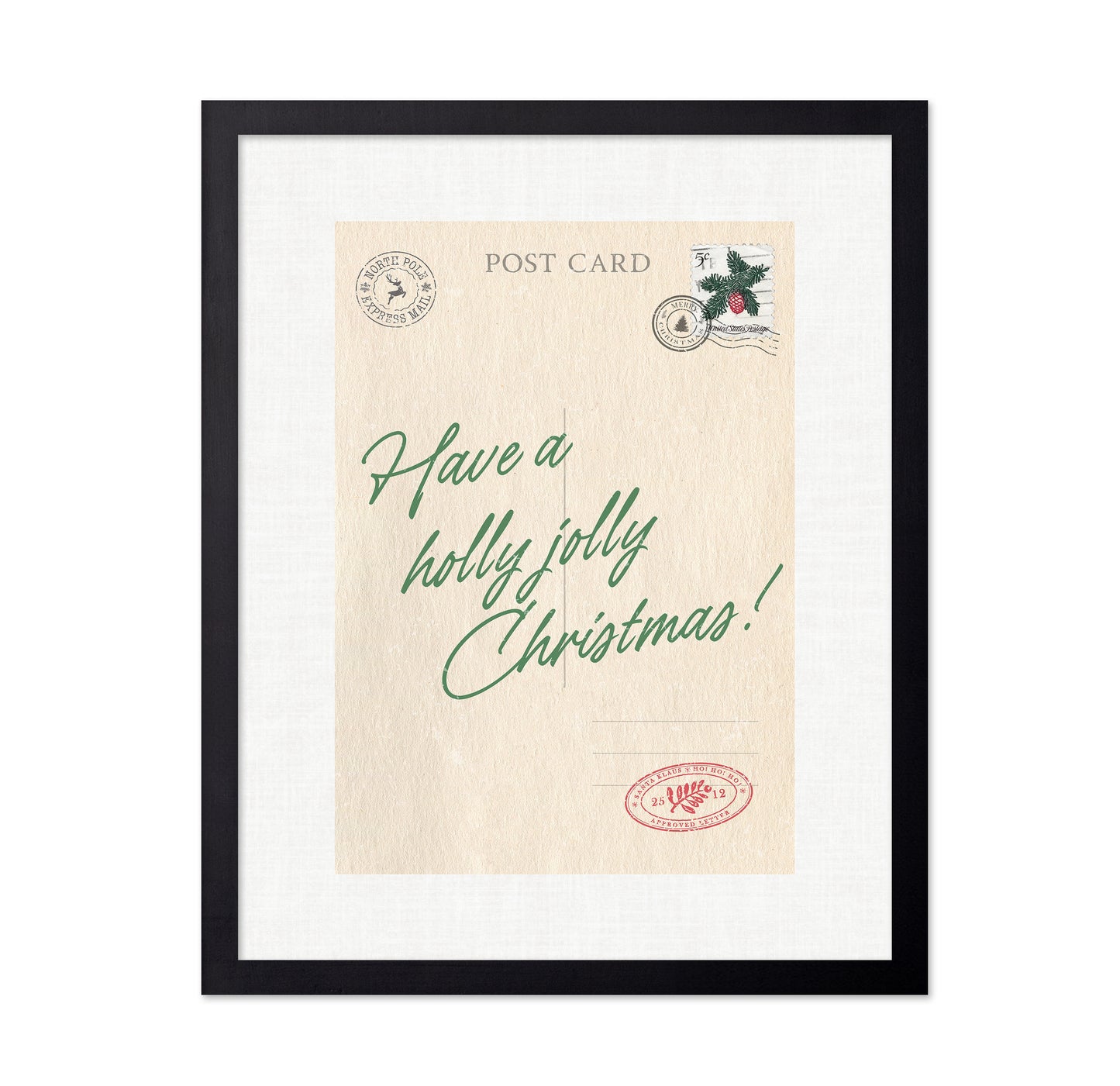 Holly Jolly Christmas Stamp