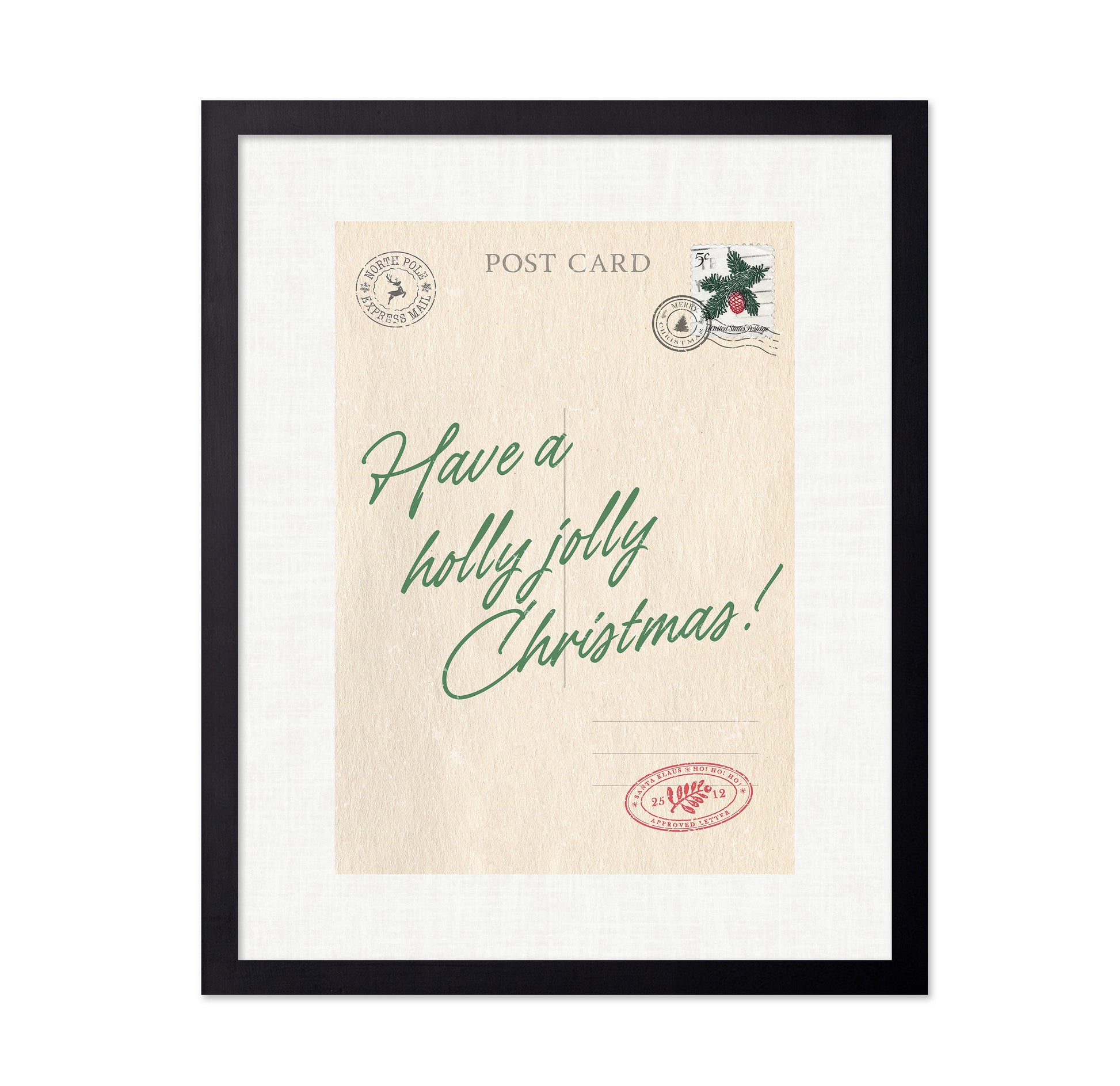 Holly Jolly Christmas Stamp