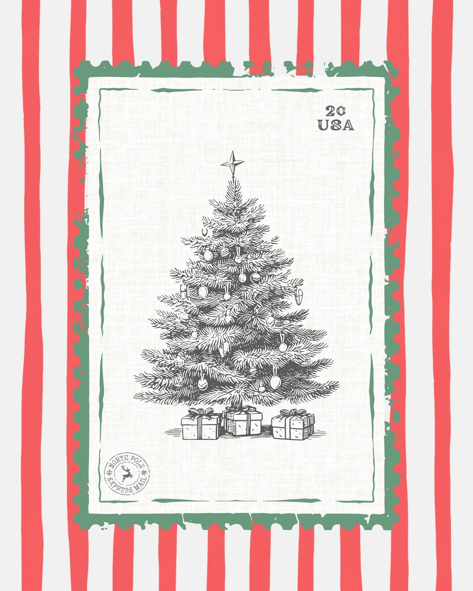 Christmas Tree Stamp