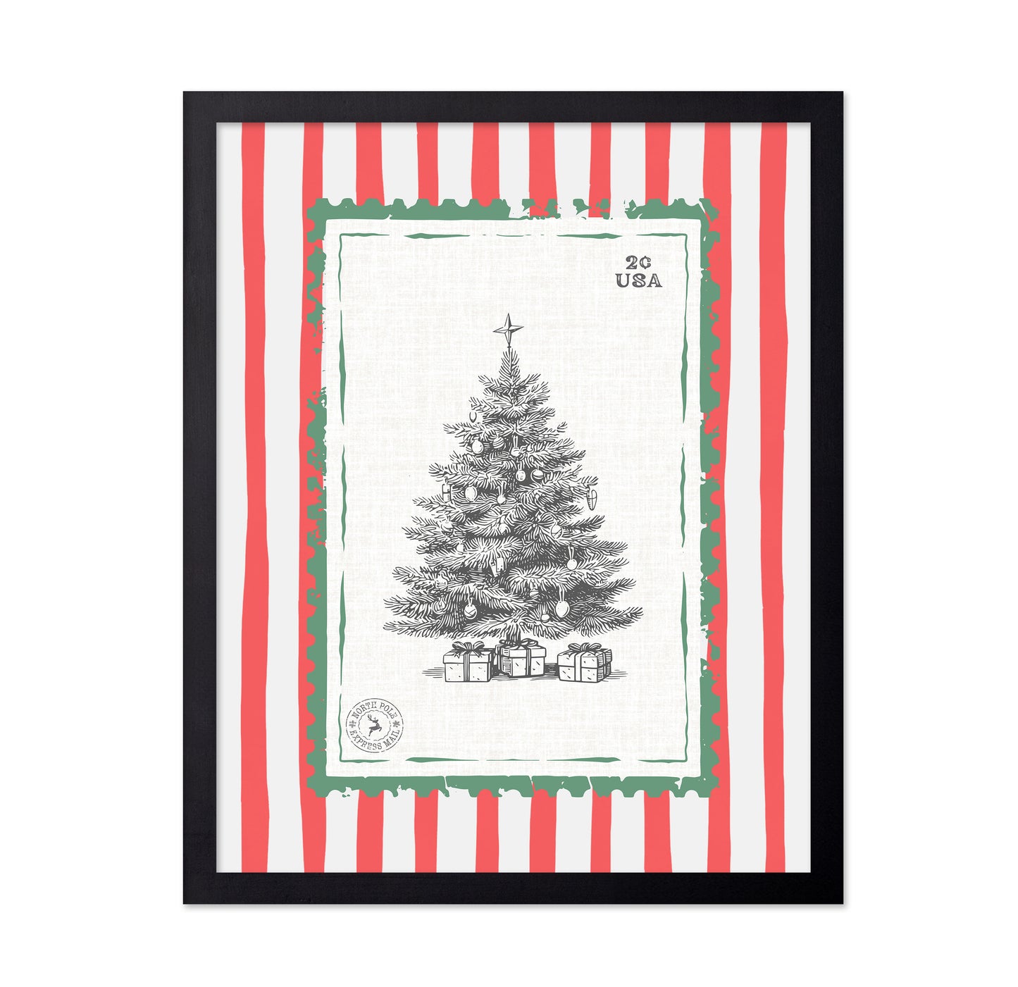 Christmas Tree Stamp