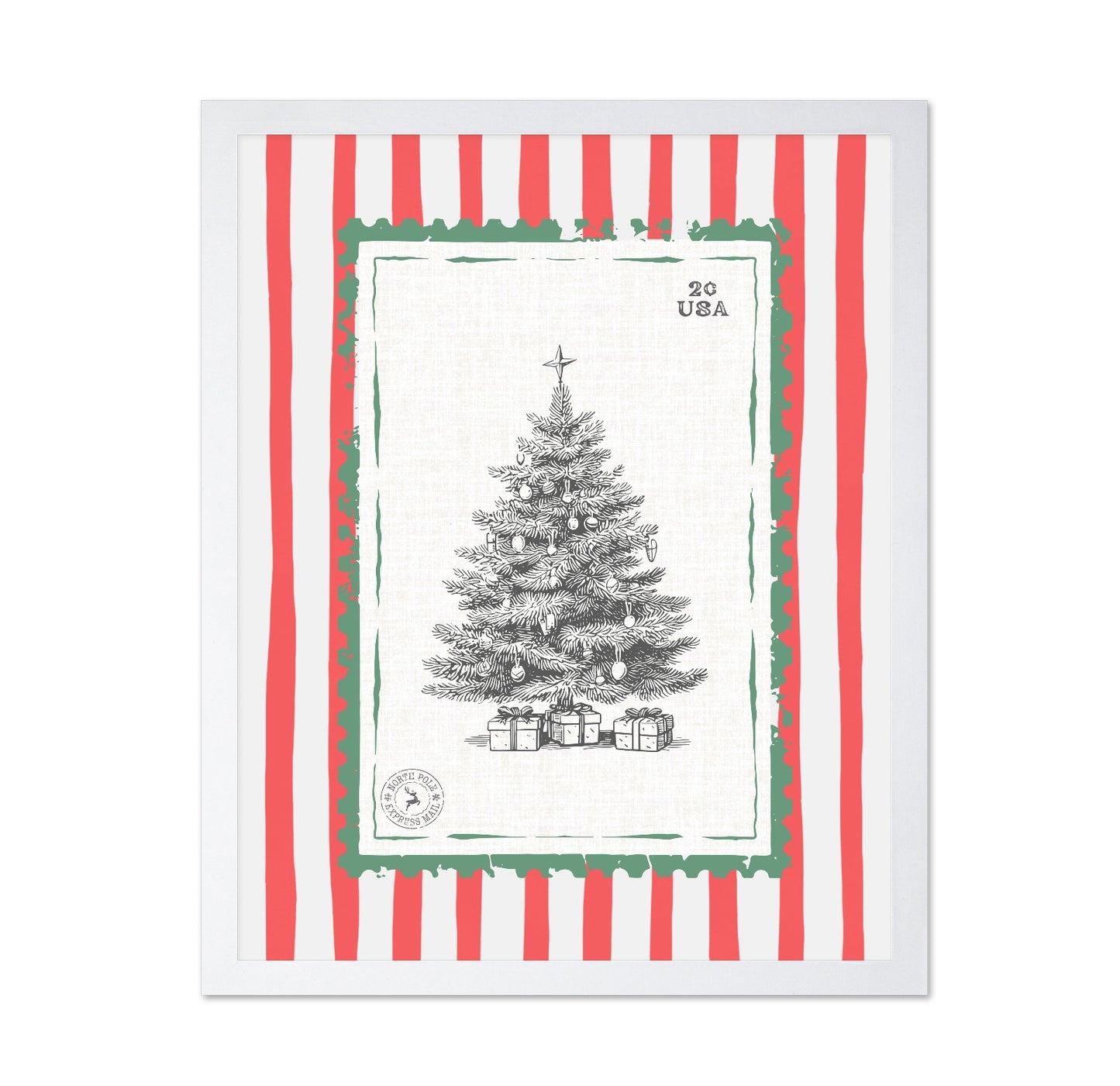 Christmas Tree Stamp