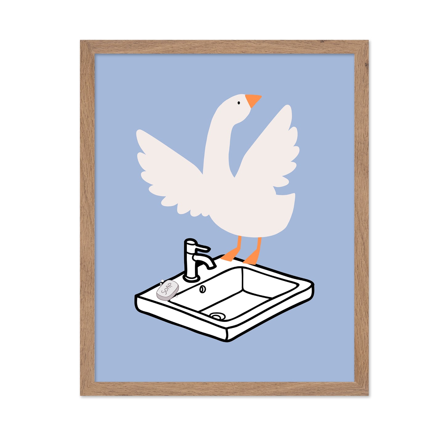 Goose on the Sink