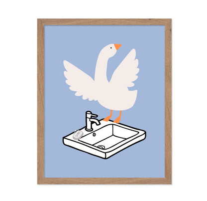Goose on the Sink