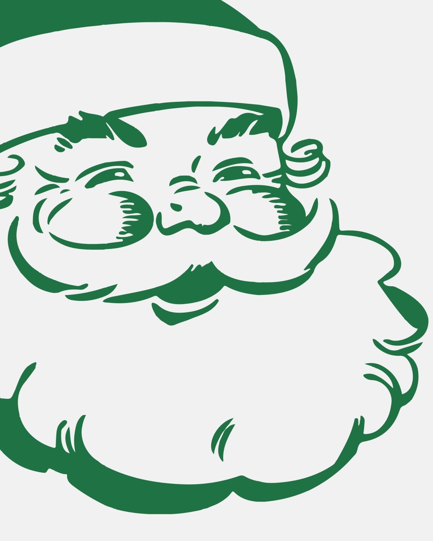Retro Santa - Green
